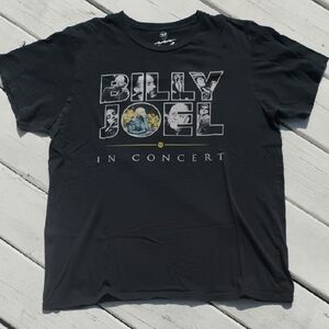 Black Billy Joel Concert T-Shirt